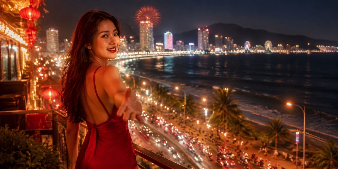 Khung cảnh biển Quy Nhơn thể hiện sự tin cậy và an toàn